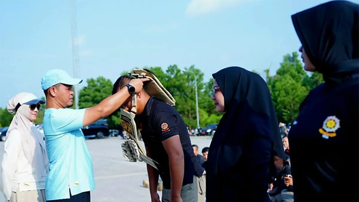 Wali Kota Pekanbaru Agung Nugroho, resmi melaunching Tim Sapa Motoris Satpol PP. (Istimewa)