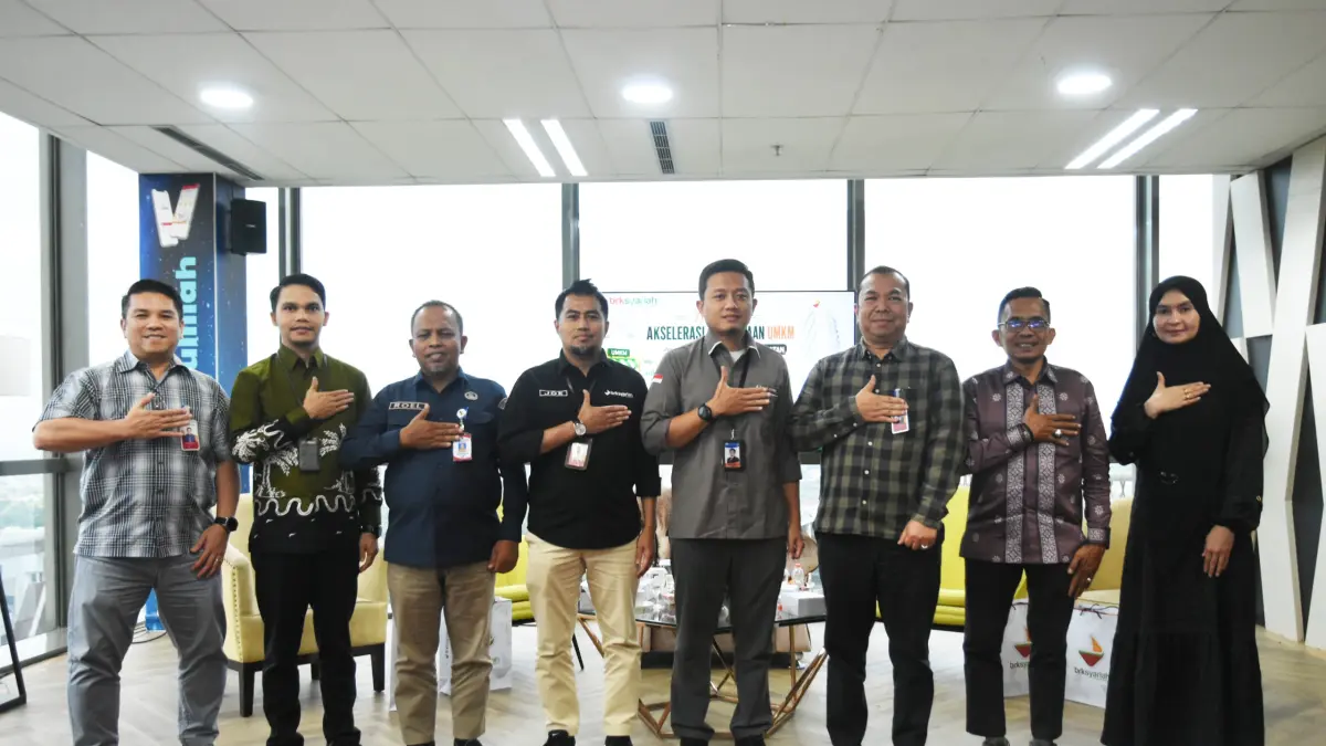 Workshop Akselerasi Pembiayaan UMKM yang digelar di Sharia Digital Center BRK Syariah, Kamis (16/7/2026)