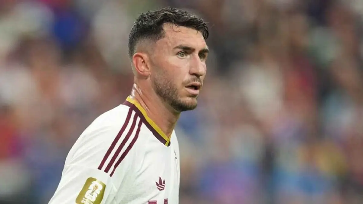 Aymeric Laporte dan tim Spanyol sedang bersiap untuk menghadapi tim Argentina yang berupaya meraih Piala Dunia berturut-turut. (Ulrik Pedersen/NurPhoto via Getty Images)