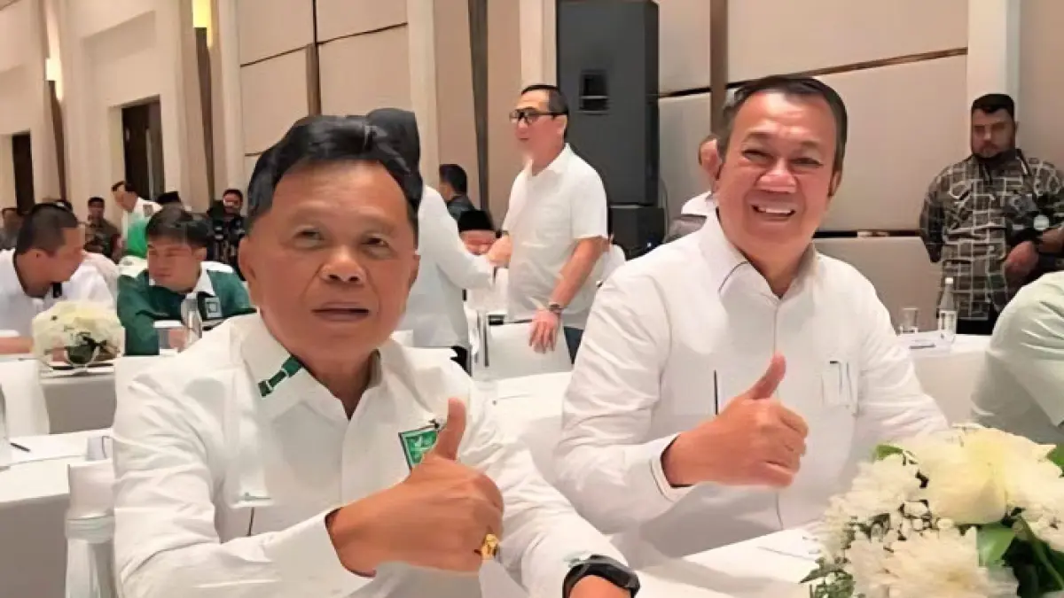 Bupati Asmar dan Wakil Bupati Kepulauan Meranti Muzamil. (Istimewa)