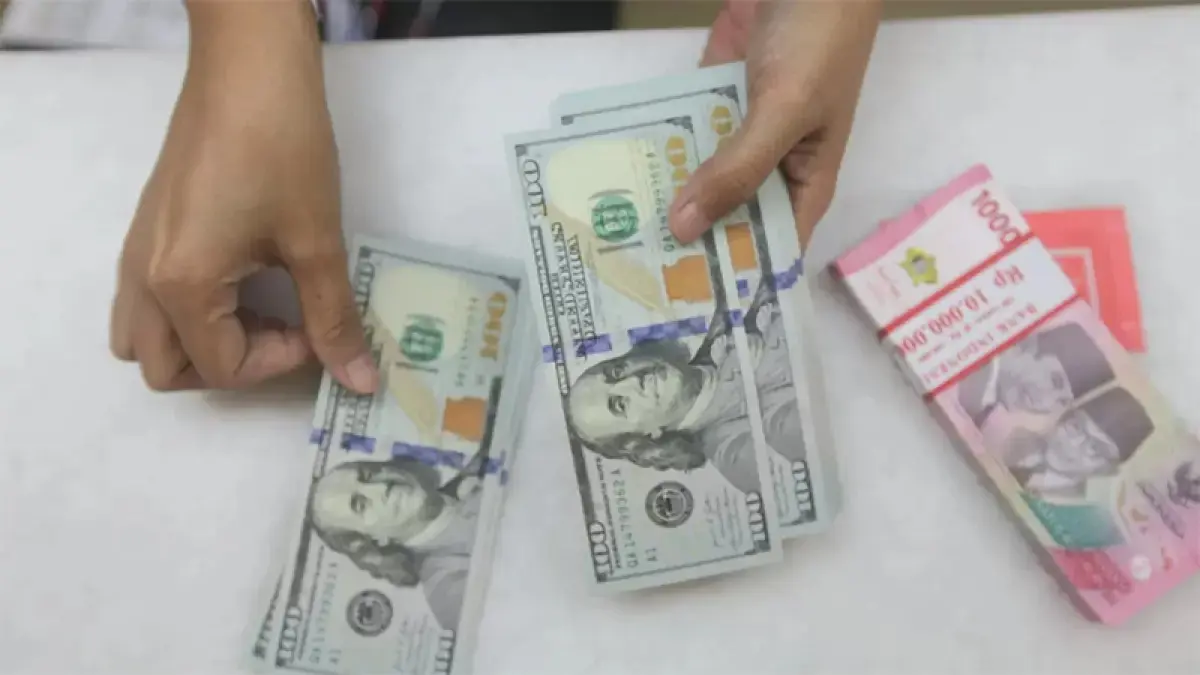 Nilai tukar rupiah terhadap dolar Amerika Serikat (AS). (Dok Riaupos.com)

