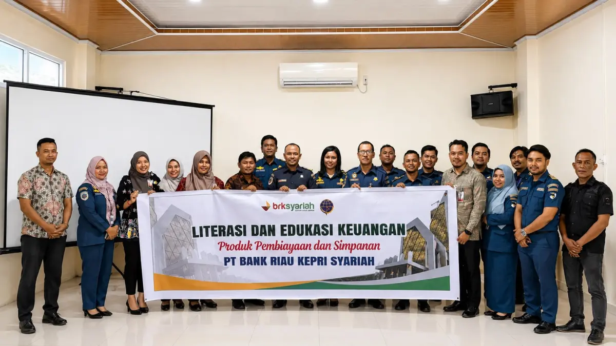 BRK Syariah Cabang Bengkalis menggelar kegiatan Literasi dan Edukasi Keuangan Syariah bagi pegawai Kantor KSOP Bengkalis.
