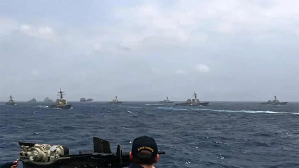 Kapal perang AS dikerahkan kembali dalam blokade laut terhadap Iran di Selat Hormuz, di tengah meningkatnya ketegangan kedua negara (The Guardian)

