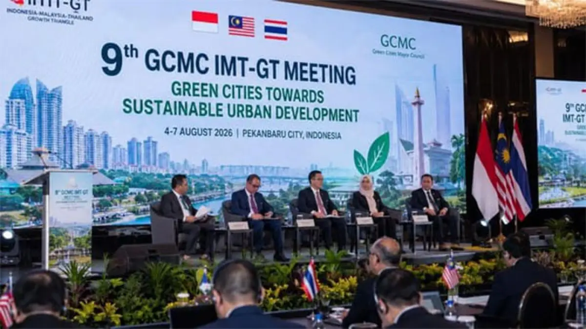 Pertemuan Green Cities Mayor Council (GCMC) IMT-GT ke-9 akan digelar di Pekanbaru sebagai tuan rumah. (ISTIMEWA)