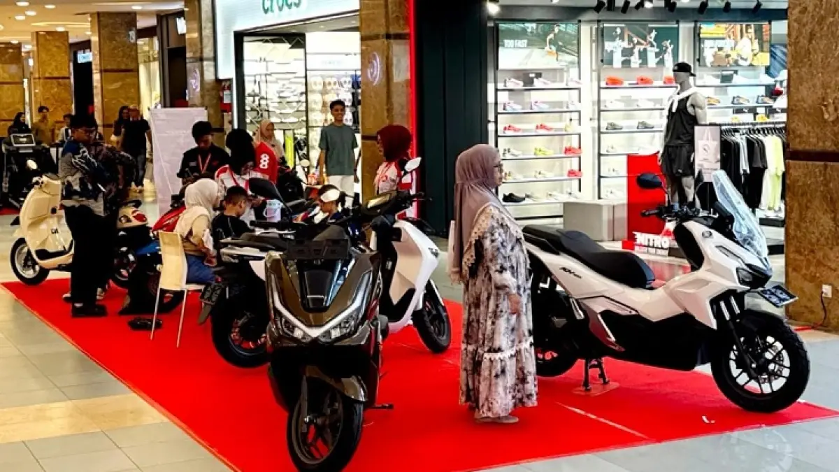 Pameran Honda AT Family Day di Mal SKA Pekanbaru. (Capella Honda)