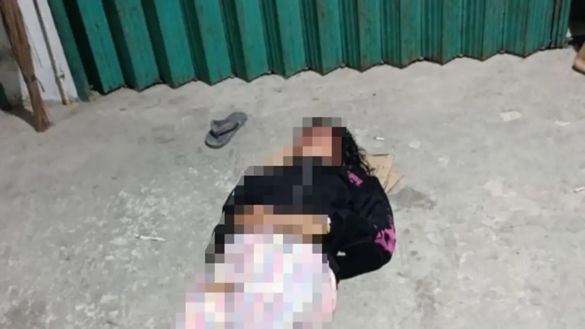 Diduga seorang wanita menjadi korban pembegalan saat melintas di Jalan Teropong, Kelurahan Sidomulyo Barat, Kecamatan Tuah Madani, Kota Pekanbaru, Senin (27/7/2026) sekitar pukul 01.26 WIB. (Istimewa)