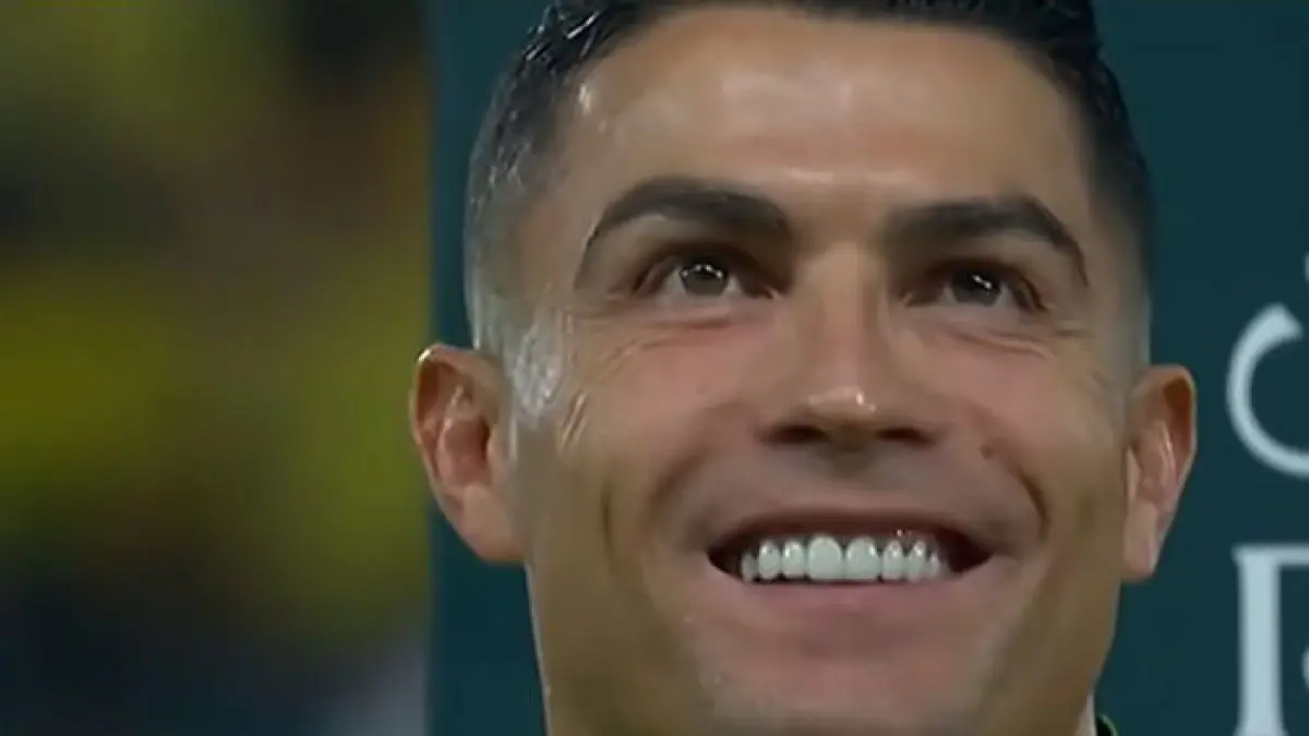 Cristiano Ronaldo. (Tangkapan layar Youtube)
