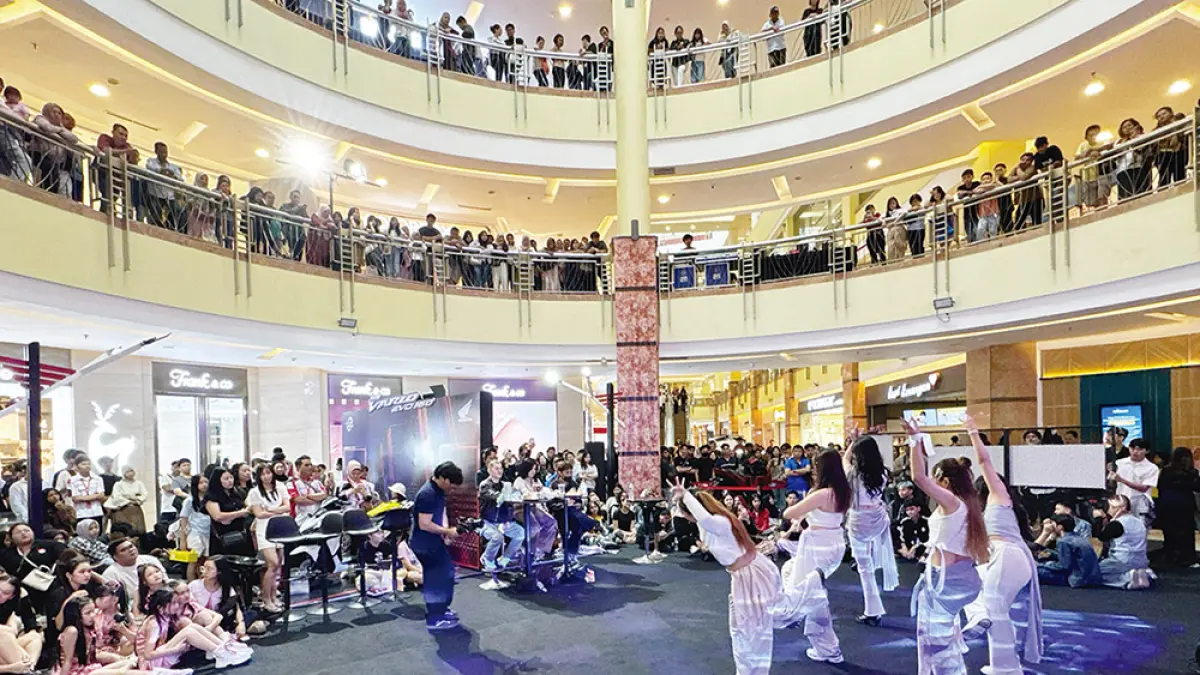Penampilan peserta di Public Exhibition New Vario EVO 160 Capella Honda berlangsung meriah di Mal SKA Pekanbaru, akhir pekan lalu. Iven ini berlangsung  selama tiga hari, Jumat hingga Ahad (24-26/7/2026). (PT Capella Dinamik Nusantara  untuk riau pos)