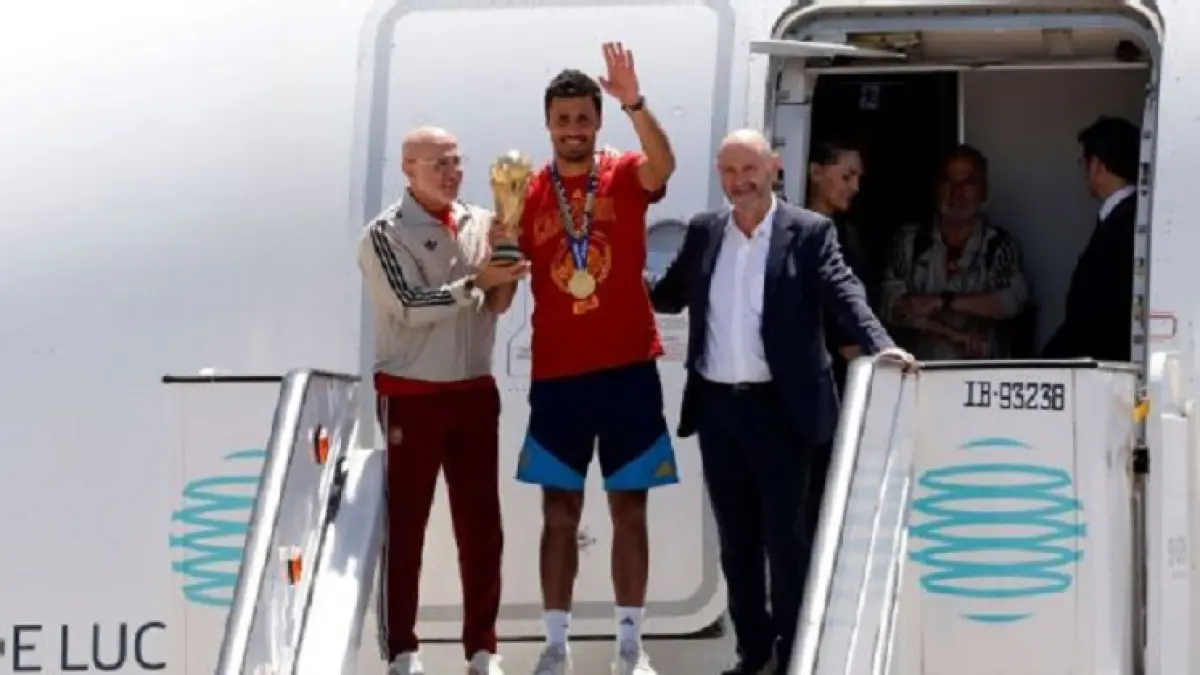 Bintang Spanyol Rodri telah dikaitkan dengan kepindahan ke Real Madrid. (Pablo Blazquez Dominguez/Getty Images)