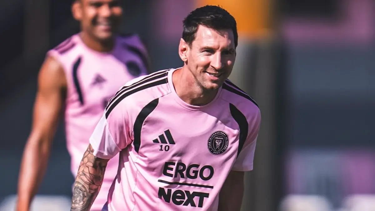 Kapten Timnas Argetina Lionel Messi kembali berlatih bersama Inter Miami setelah Piala Dunia. (Instagram @intermiami)