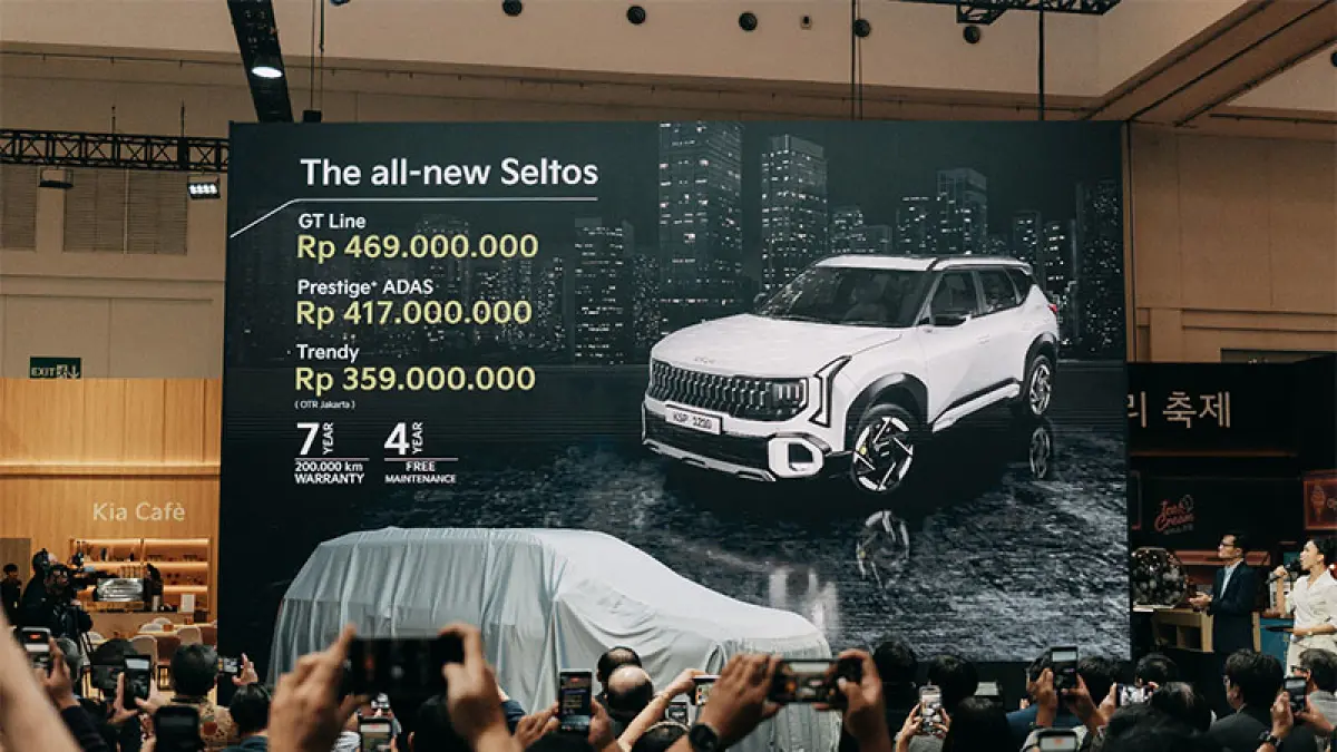 Peluncuran sekaligus pengumuman harga The all-new Seltos pada ajang GAIKINDO Indonesia International Auto Show (GIIAS) 29/7/2026.