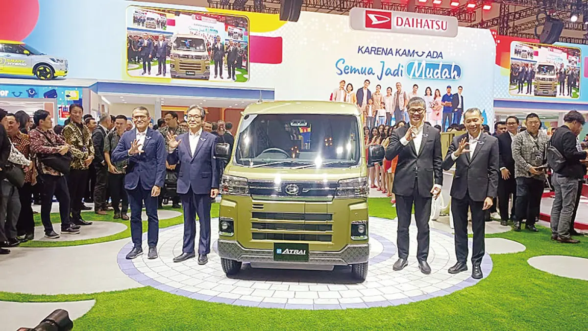 Pembukaan Booth Daihatsu di GIIAS 2026 oleh Manajemen Daihatsu dan Astra di ICE BSD City, Tangerang, Rabu (29/7/2026). (PT Astra International Daihatsu untuk riau pos)
