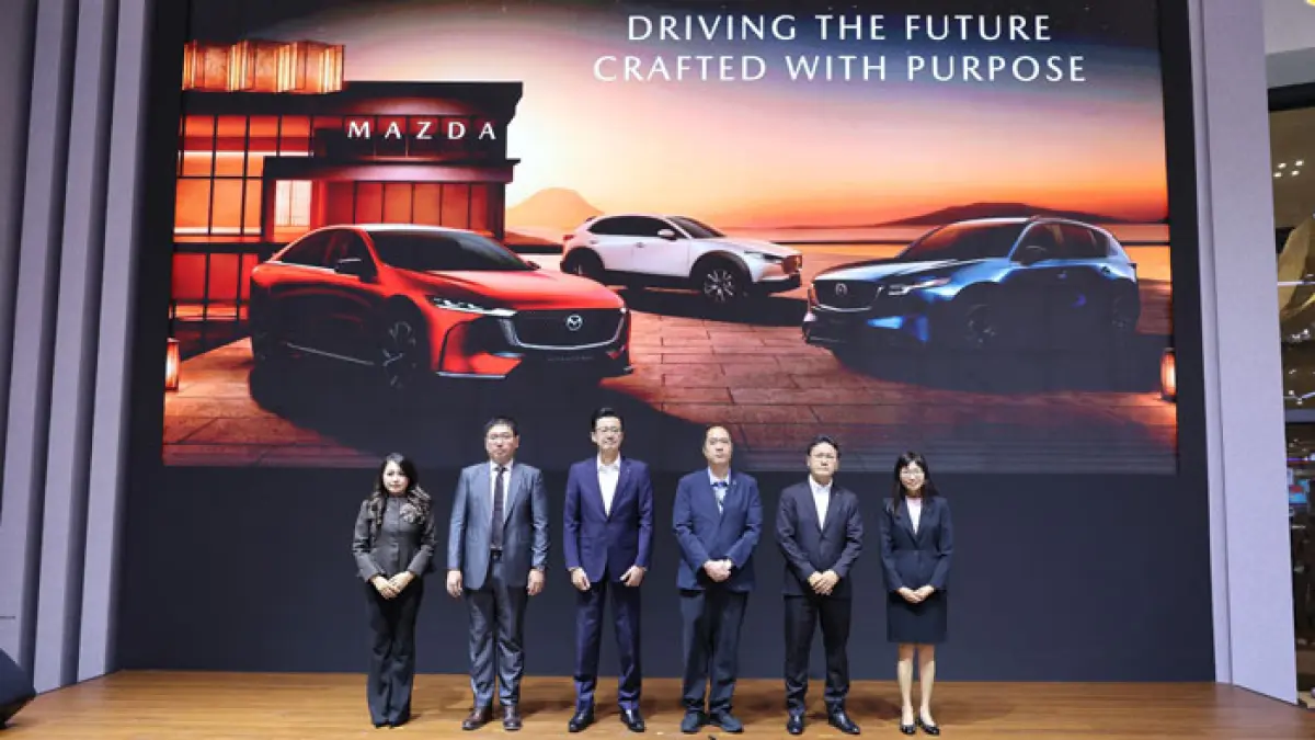 PT Eurokars Motor Indonesia (EMI) pada peluncuran tiga line-up terbaru Mazda di tanah air pada ajang GIIAS 2026 yang berlangsung pada 29 Juli–9 Agustus 2026. (Istimewa)