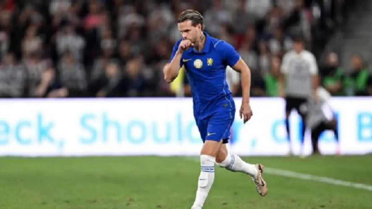 Mykhailo Mudryk telah bermain untuk Chelsea dalam pertandingan persahabatan pramusim. (Darren Walsh/Chelsea FC via Getty Images)