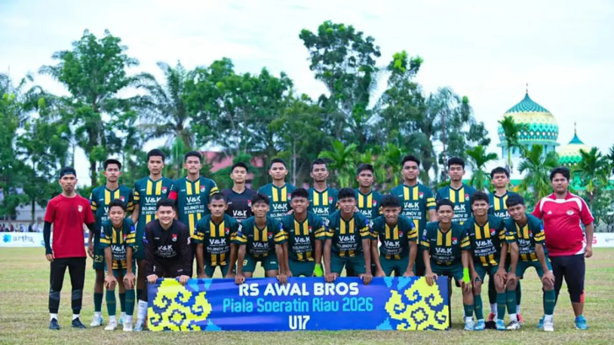 ​Tim sepak bola Kampar Junior Football Academy (KJFA) sukses melangkah ke babak final Piala Soeratin U-17 Zona Riau tahun 2026. (KJFA untuk Riaupos.co)