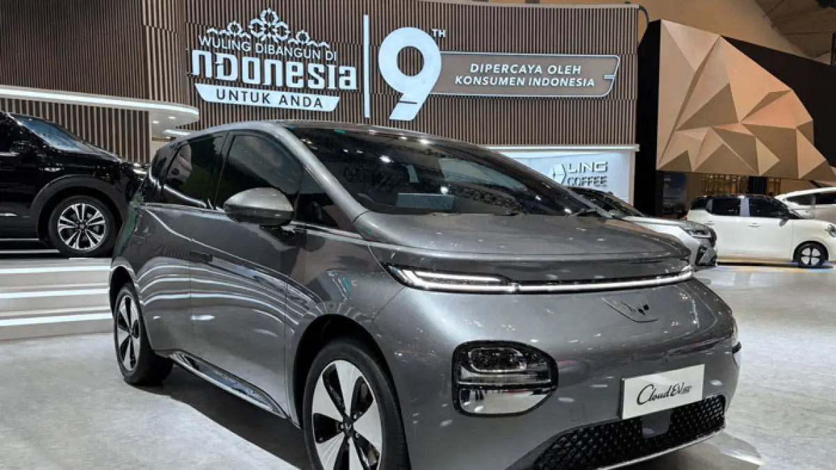 Wuling New Cloud EV SE sebagai varian baru dari medium hatchback EV di GIIAS 2026. (Istimewa)