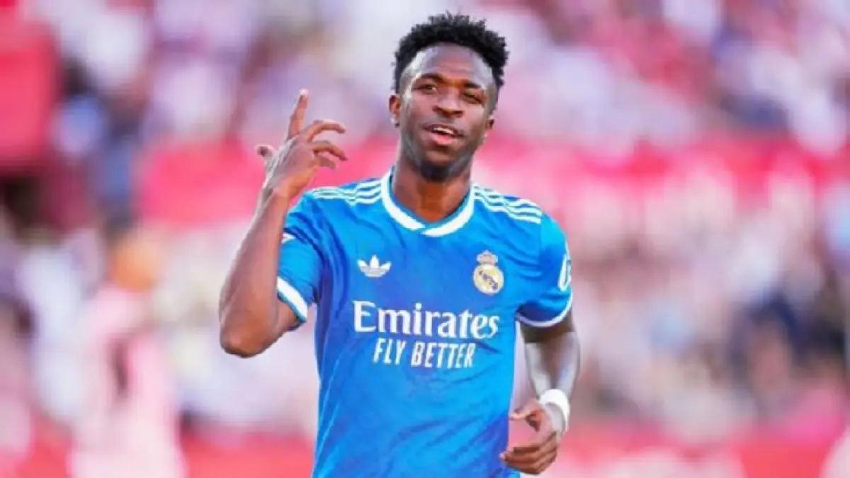 Vinícius Júnior telah menyetujui kontrak baru dengan Real Madrid. (Jose Breton/Pics Action/NurPhoto via Getty Images)