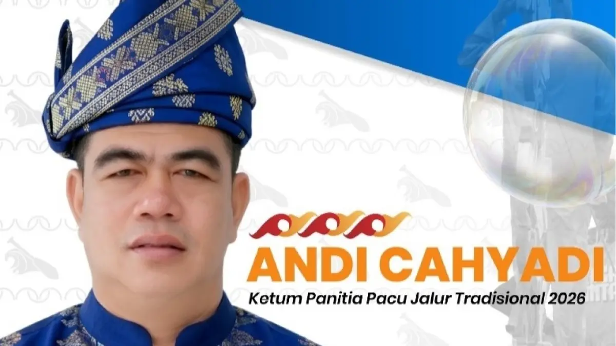 Ketua Umum Pacu Jalur Tradisional 2026, Andi Cahyadi. (Istimewa)