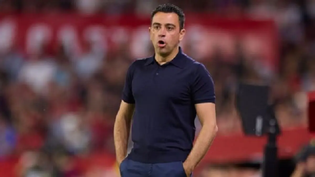 Mantan pelatih Barcelona, ​​Xavi Hernandez ditunjuk sebagai pelatih Belanda dengan kontrak hingga Piala Dunia 2030. (Fran Santiago/Getty Images)