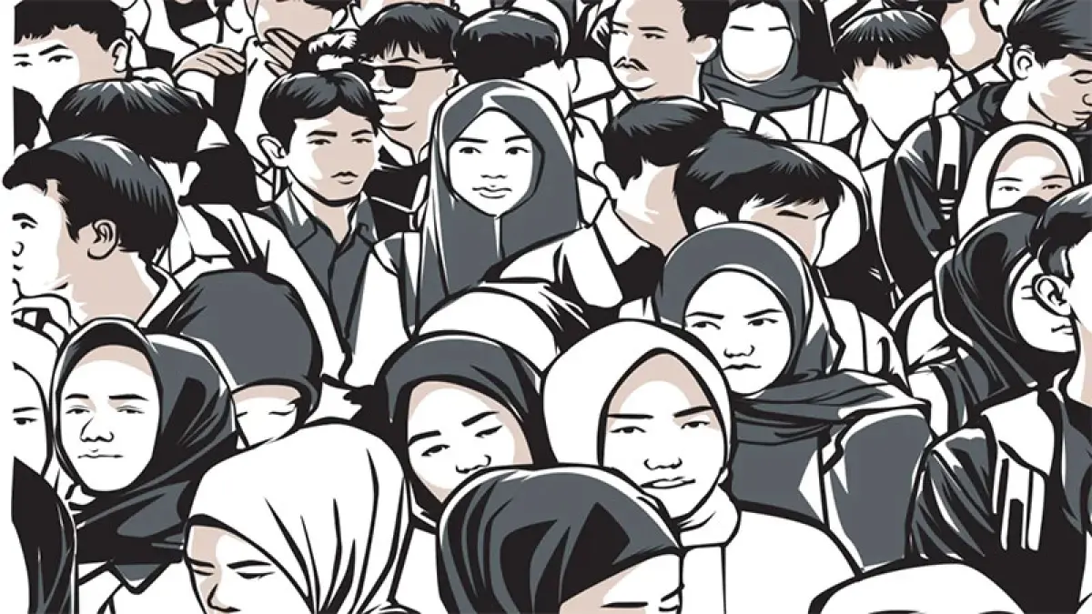 Ilustrasi jumlah penduduk Inhu mencapai 502.040 Jiwa. Anggota DPRD Inhu akan menjadi 45 orang. (Dok Jawapos.com)
