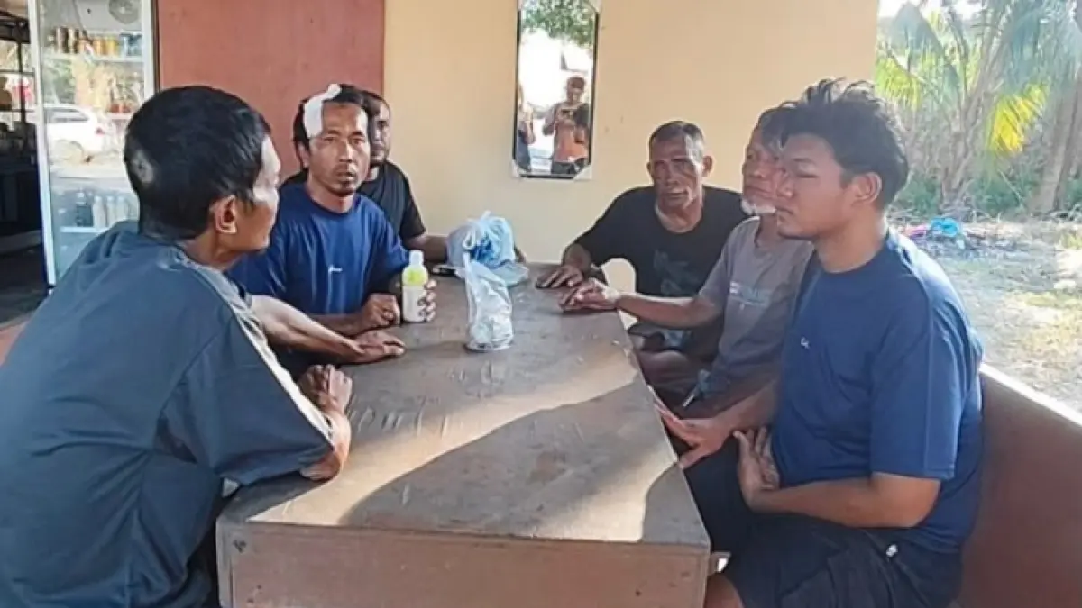Warga mengalami luka usai diserang di areal perkebunan. (Istimewa)