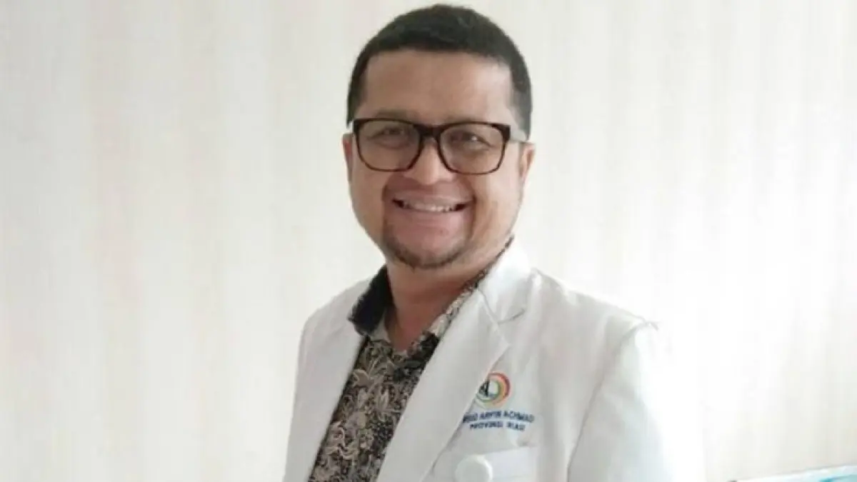 Sekretaris Perhimpunan Dokter Paru Indonesia Provinsi Riau, dr Indra Yovi. (Istimewa)