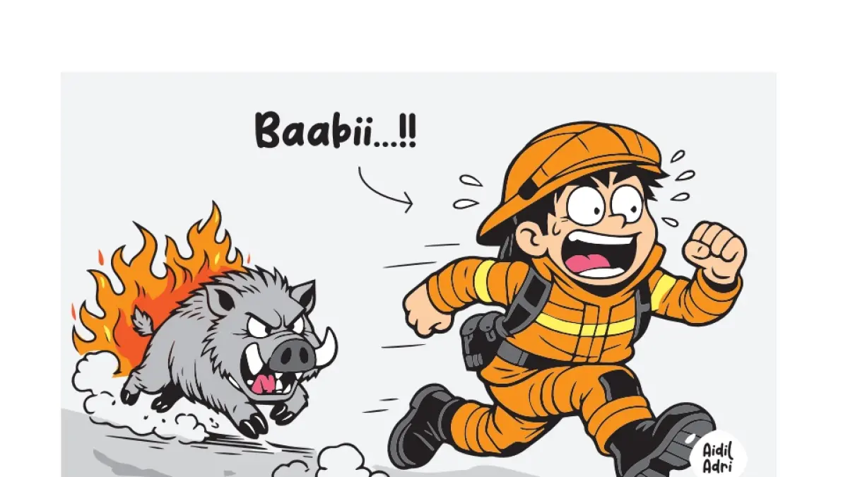 ALAMAAAK!!! Diserang Babi Hutan!