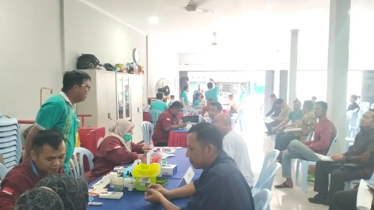 IKPTB Cabang Bengkalis menggelar donor datang di Sekretariat Jalan Rumbia, Kelurahan Kota Bengkalis, Kamis (20/8/2026). Foto Istimewa