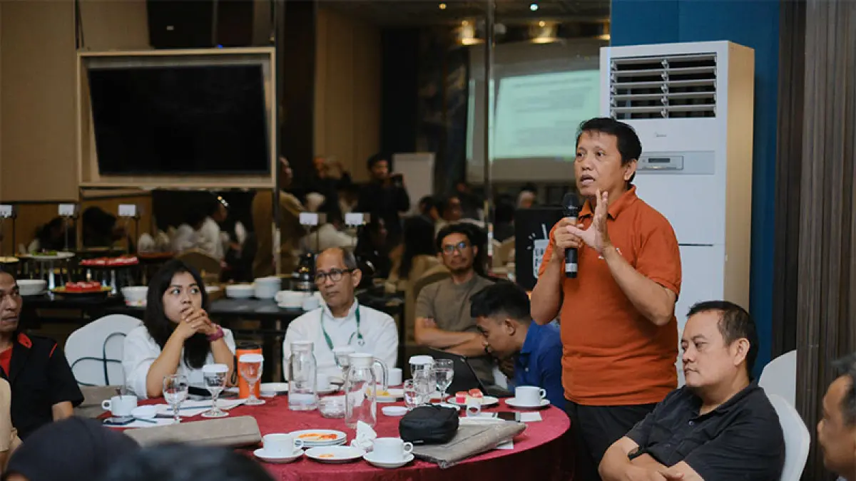 Roadshow diskusi Local Media Community belum lama ini. (Istimewa)
