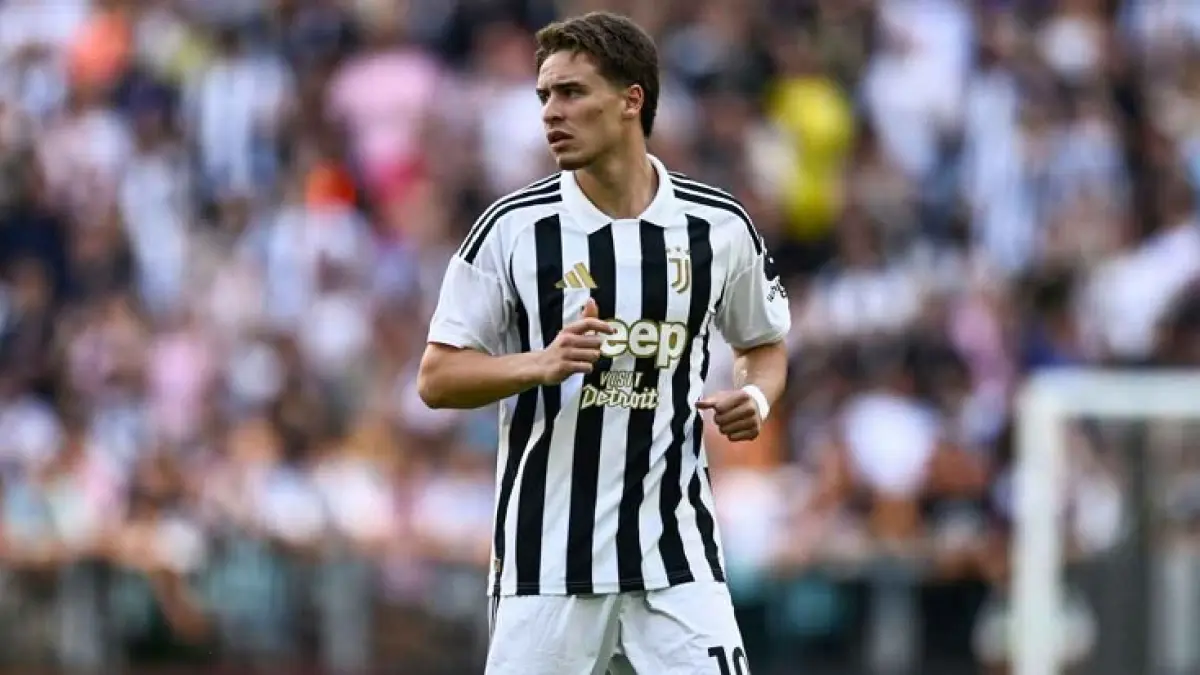 Juventus bertekad untuk mempertahankan Kenan Yildiz di tengah rumor kepindahan ke juara Liga Premier Arsenal. (Alberto Gandolfo /Juventus/Juventus FC via Getty Images)