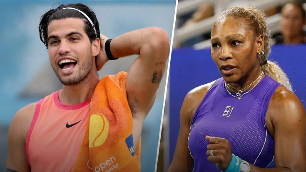 Serena Williams akan berpasangan dengan Carlos Alcaraz di nomor ganda campuran di ajang US Open. (Instagram @wta)