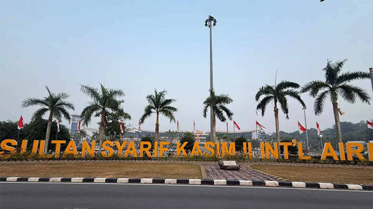 Bandara SSK II Pekanbaru. (Dok Riaupos.co)