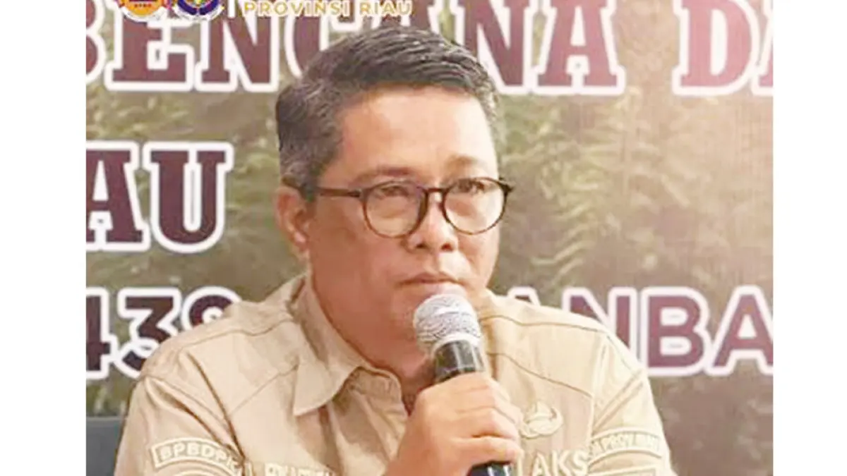 M Edy Afrizal. (Kepala BPBD Damkar Riau)
