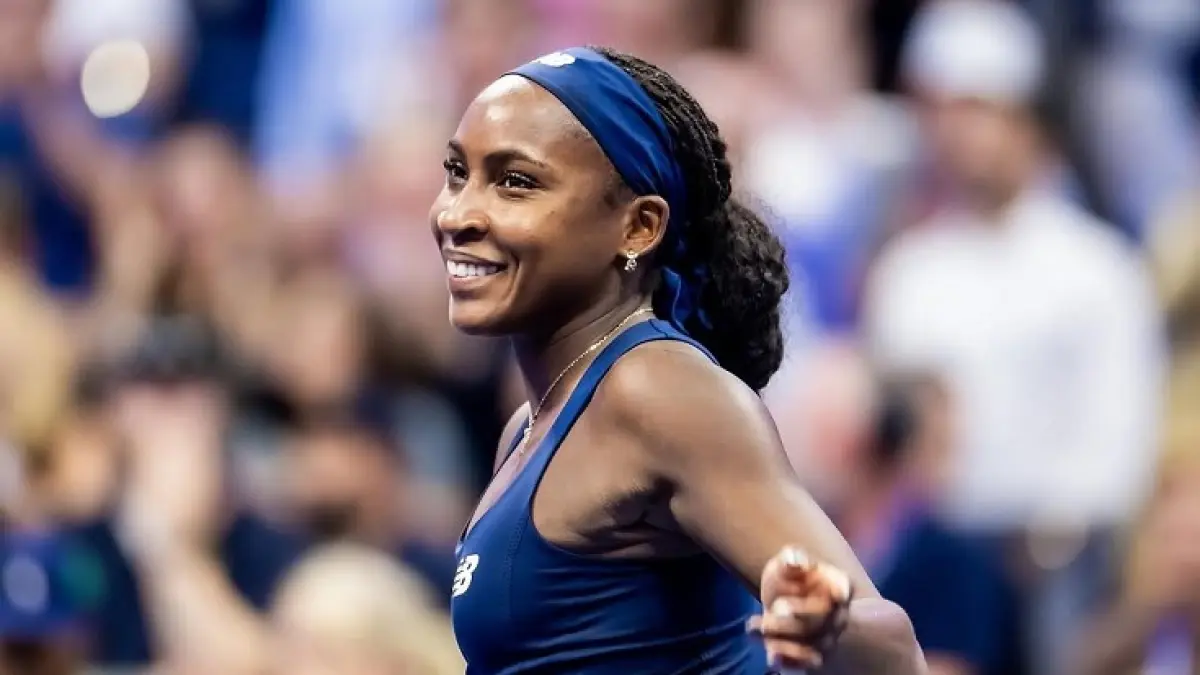 Petenis Amerika Serikay Coco Gauf mengalahkan petenis Turki, Zeynep Sonmez 6-3, 6-4 untuk melaju ke babak kedua US Open., (Instagram @wta)