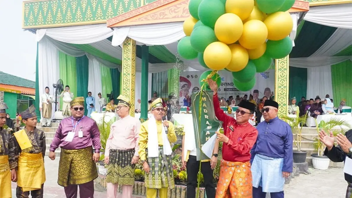 OMI 2026 dibuka Kepala Kemenag Kota Pekanbaru bersama sejumlah pejabat dan tokoh yang hadir. (Istimewa)