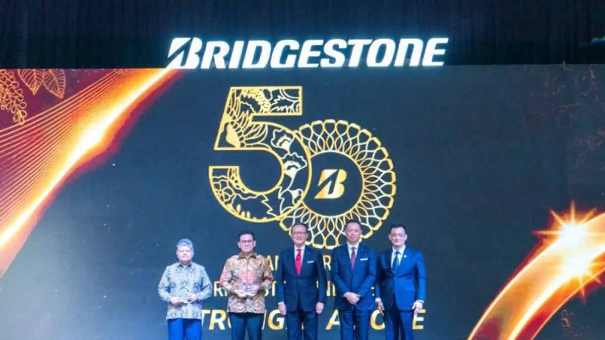 PT Bridgestone Tire Indonesia (Bridgestone Indonesia), pada ulang tahun emasnya yang ke-50, Senin (24/8/2026) di Jakarta. (Istimewa)