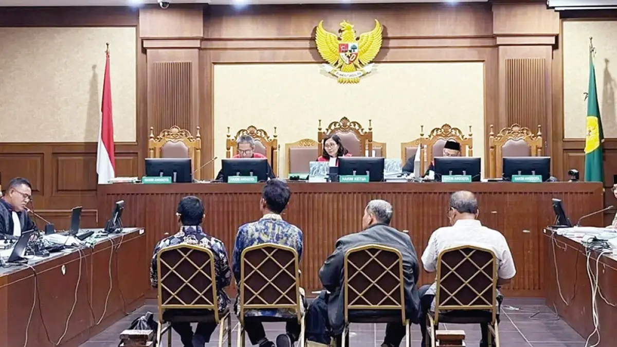 Sejumlah saksi dihadirkan dalam sidang lanjutan kasus dugaan korupsi kuota haji khusus di Pengadilan Tindak Pidana Korupsi pada Pengadilan Negeri Jakarta Pusat, Kamis (3/9/2026). (Muhamad Ridwan/JPG)