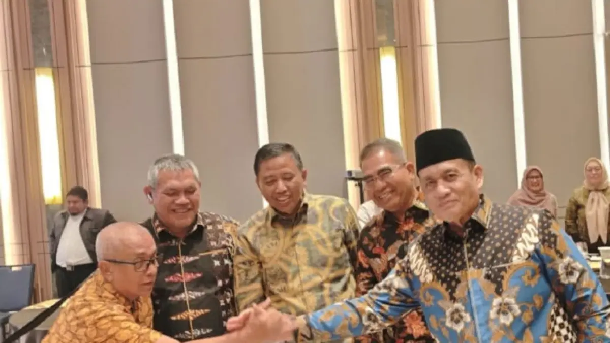 IKA USU matangkan persiapan reuni akbar dan pelantikan pengurus baru di bawah kepemimpinan ketua terpilih, Ir Syahroni Tua Harahap, MM, bersama Ketua Panitia Pelantikan, dr Ahmad Tarmizy.&nbsp;(Istimewa)