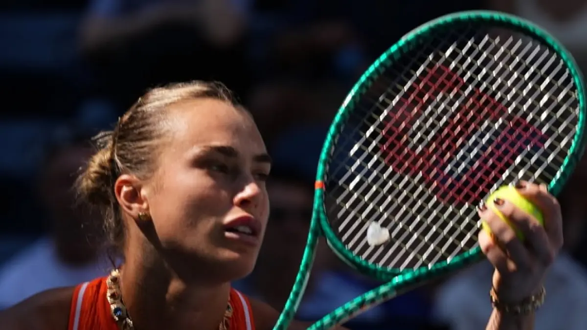 Petenis peringkat 1 dunia Aryna Sabalenka menjaga peluang pertemuan dengan Jessica Pegula di semifinal US Open usai mengalahkan Kamilla Rakhimova 6-3, 6-4 di babak ketiga.(Instagram @usopen) 
