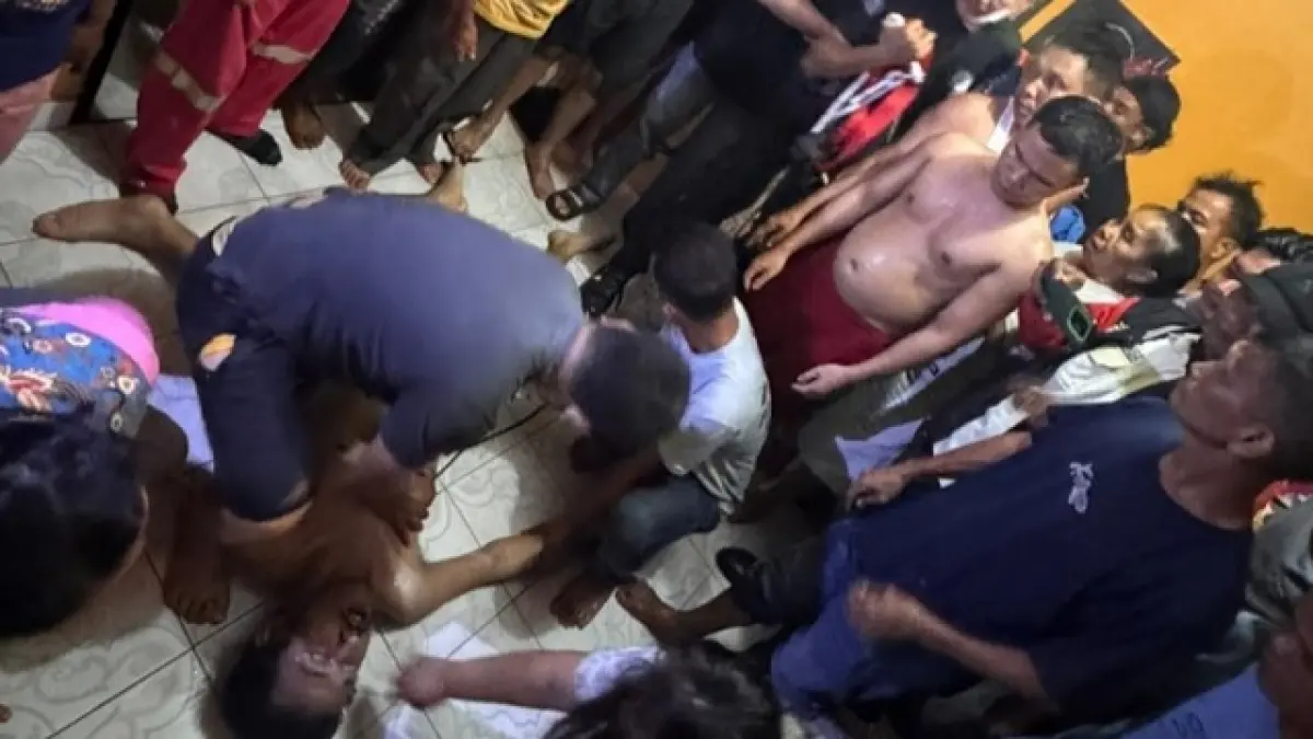 Seorang pria bernama Yedo MR Simanjuntak (26) ditemukan meninggal dunia di dalam sumur yang berada di kamar mandi rumahnya pada Sabtu (5/9/2026) malam.(Istimewa)