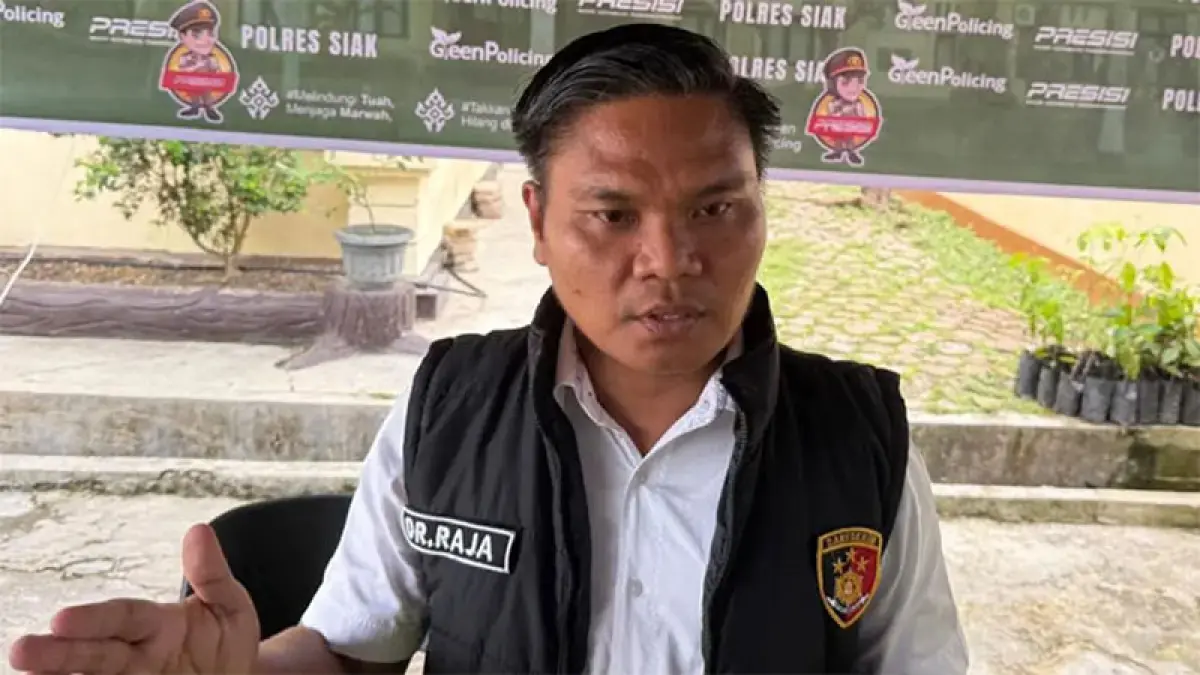 Kasat Reskrim Polres Siak AKP Raja Kosmos. (Dok Riaupos.co) 