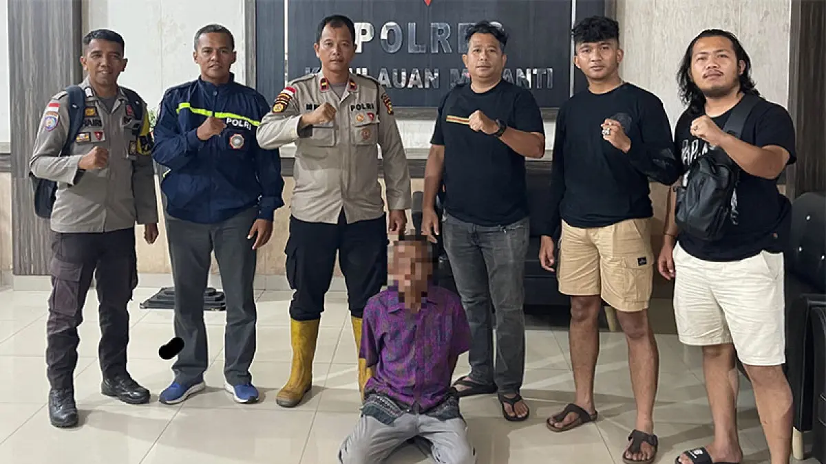 Aparat kepolisian merilis gambar lansia terduga pelaku penculan anak di bawah umur beberapa hari lalu. (Istimewa)