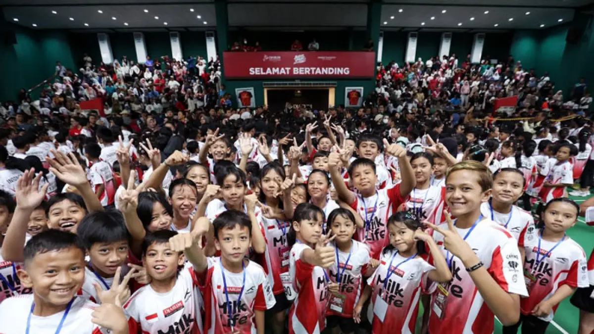 Para peserta audisi umum PB Djarum 2026 Kudus bersiap mengikuti pertandingan. (PB Djarum untuk Riaupos.co)
