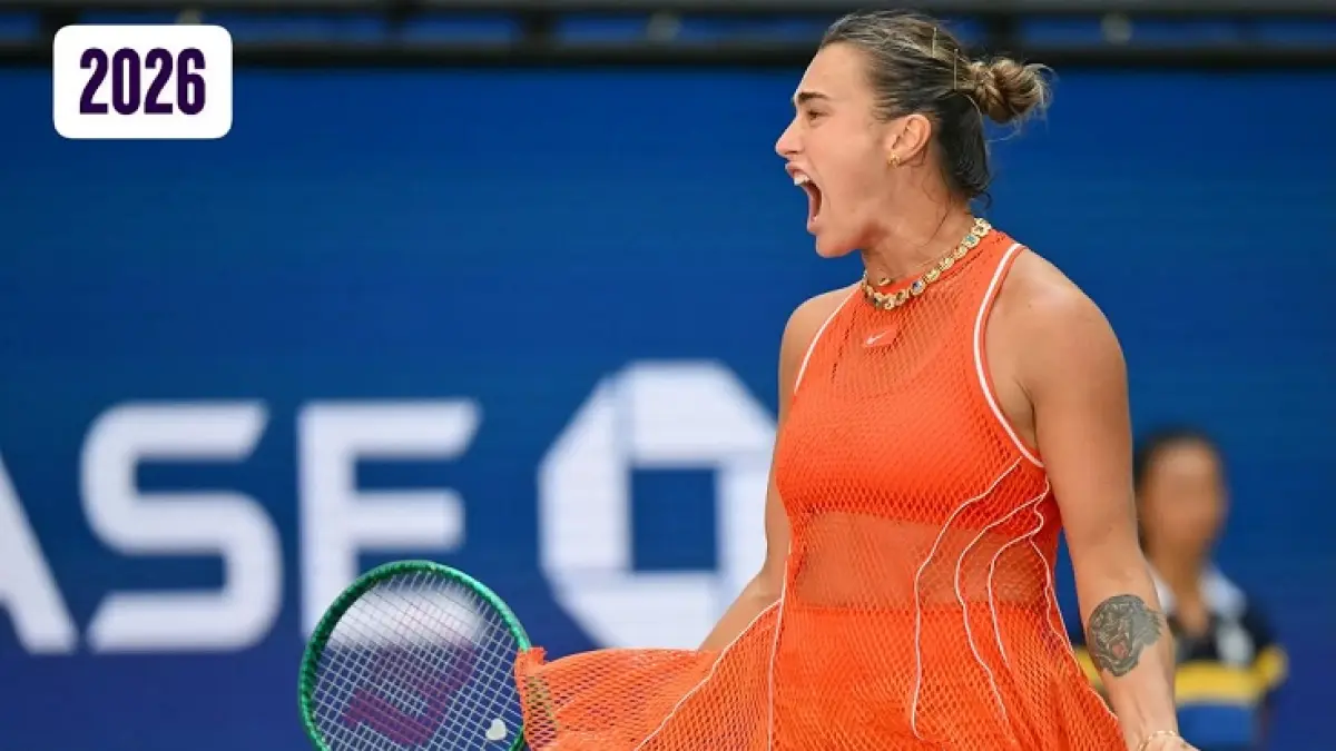 Petenis Belarusia unggulan nomor 1 Aryna Sabalenka menjaga asa meraih Gelar US Open ketiganya secara seruntun setelah mengalahkan Linda Noskova untuk melaju ke semifinal. (Instagram @wta)