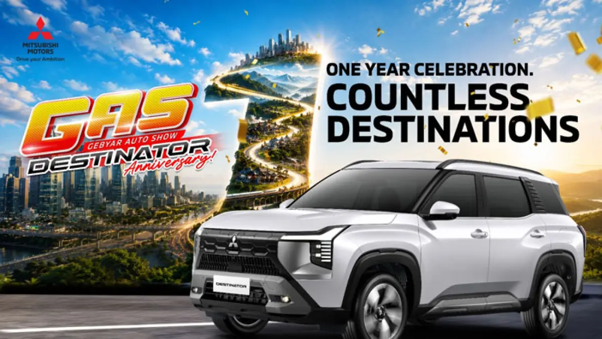 Gebyar Auto Show Destinator Anniversary yang akan hadir di berbagai kota hingga akhir tahun 2026. (Istimewa)
