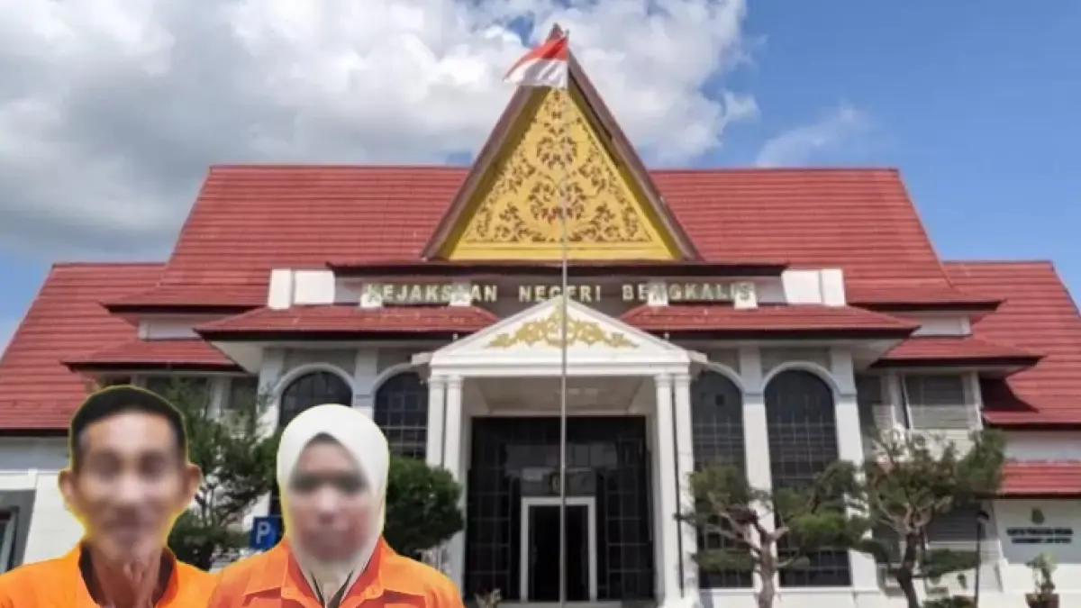 Pasutri kasus TPPO Jasmani dan Suzana yang divonis ringan oleh majelis hakim PN Bengkalis, JPU Kejari Bengkalis menyatakan banding dan saat ini sedang menyiapkan memori banding.(Istimewa)
