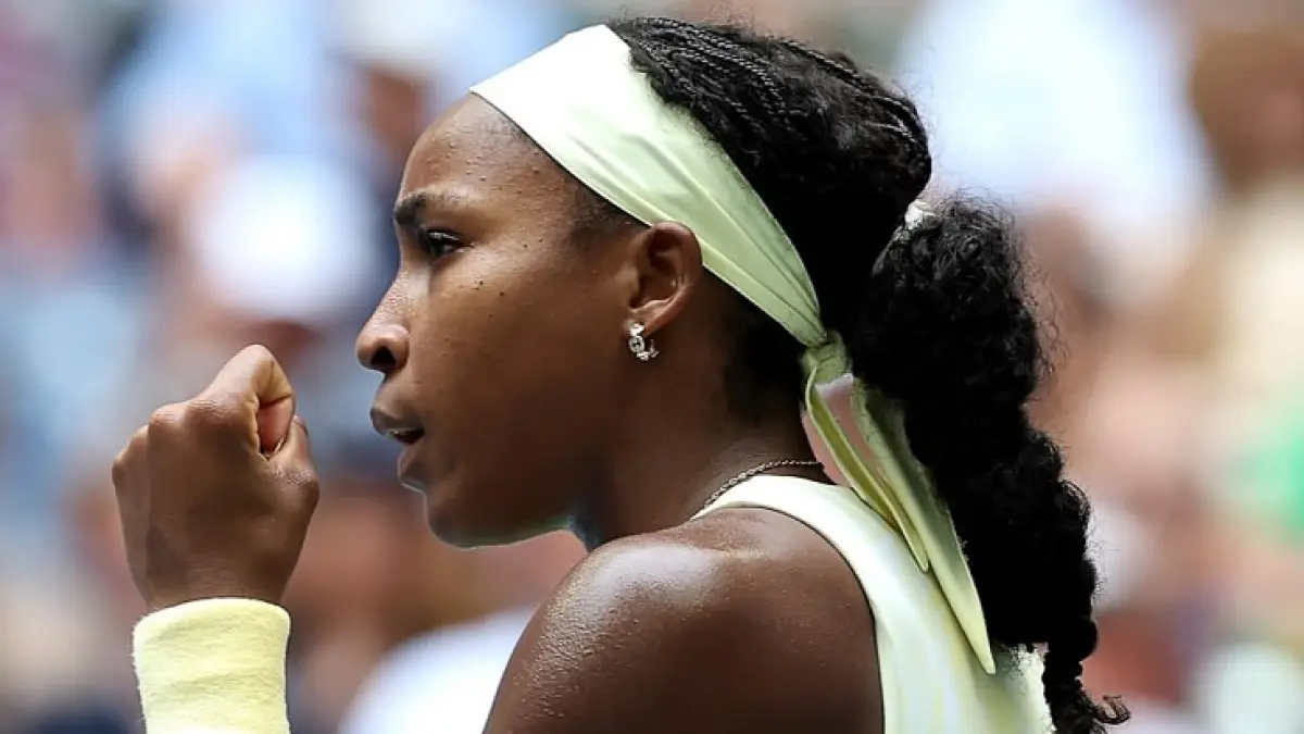 Petenis Amerika Coco Gauff melaju ke semifinal US Open lewat comeback hebat atas Mirra Andreeva 2-6, 7-6 (7), 6-2 di perempat final.(Instagram @usopen) 