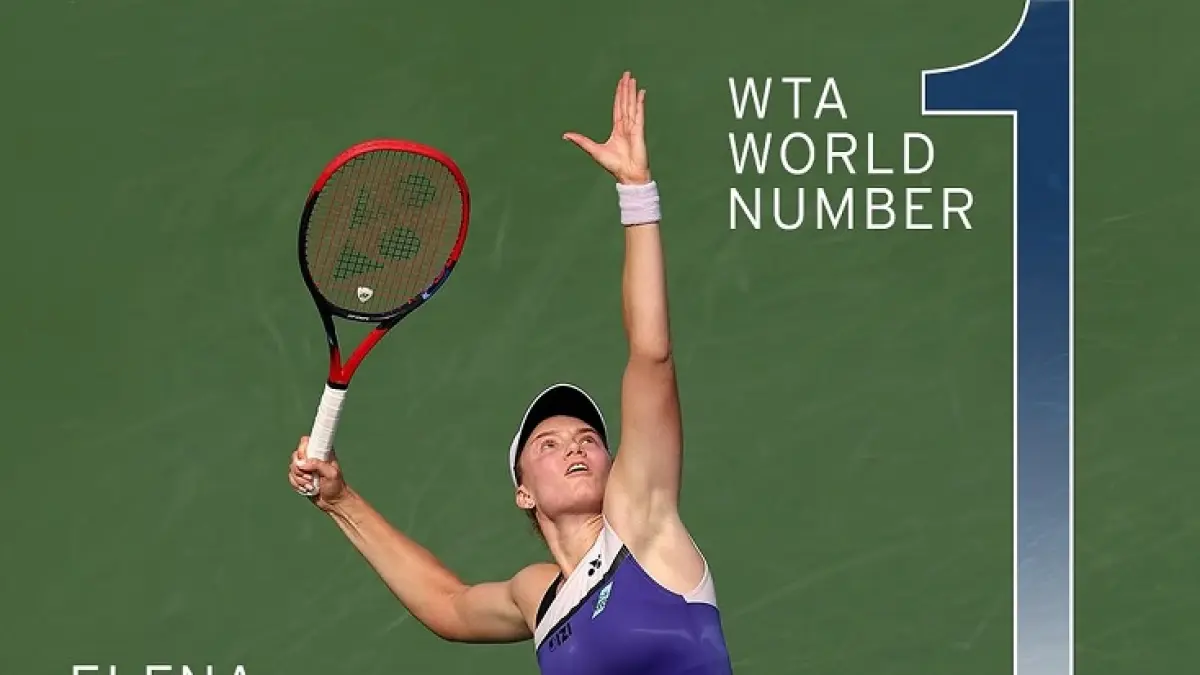 Petenis Kazakhstan Elena Rybakina menjadi petenis no 1 setelah sukses melaju ke semifinal US Open. (Instagram @usopen)