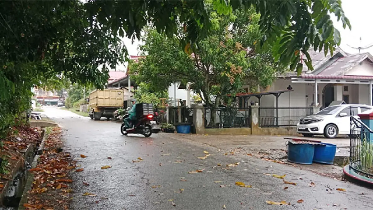 Hujan lebat yang mengguyur merata di Kuansing membuat udara bersih dari kabut asap, Jumat (11/9/2026) pagi. Foto Desriandi Candra