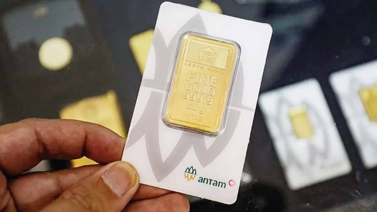 Harga emas Antam mengalami kenaikan menjadi Rp2.642.000 per gram, Senin (14/9/2026). (dok JawaPos.com)